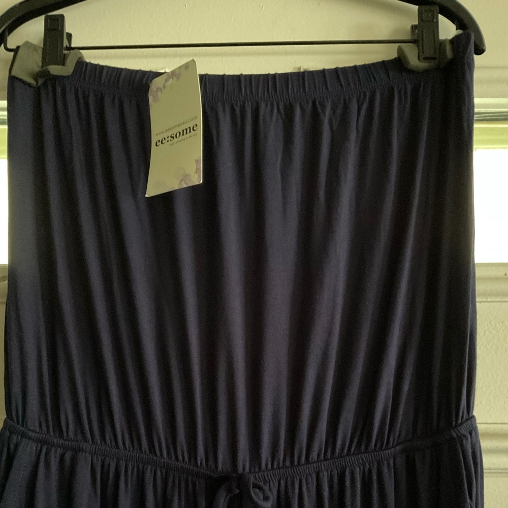 New, with tags, Eesome Strapless Jumpsuit